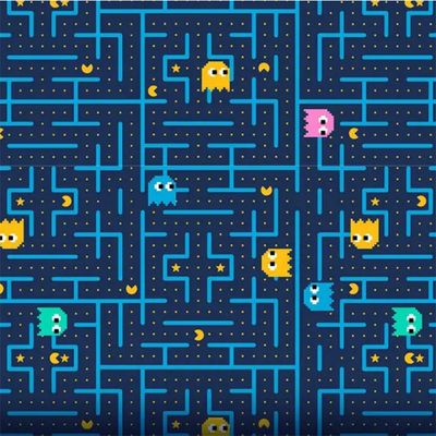 Jogo de Cama Solteiro Doce Vida Malha Misto 2 Pçs Pac Pac Marinho