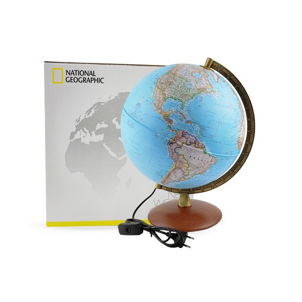 Globo Terrestre Decorativo Iluminado Gold Calssic 30cm National Geographic Tecnodidattica Globo Terrestre Decorativo Iluminado Gold Calssic 30cm National Geographic Tecnodidattica