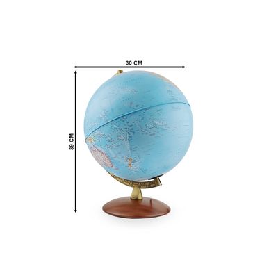 Globo Terrestre Decorativo Iluminado Gold Calssic 30cm National Geographic Tecnodidattica