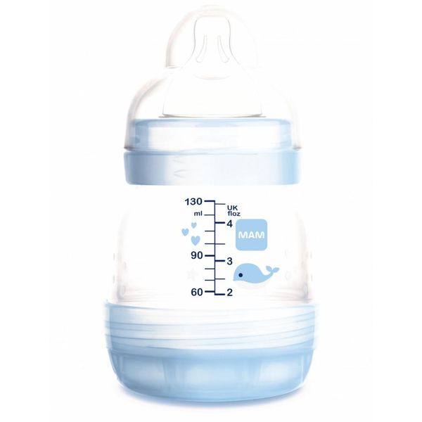 Mamadeira Easy Start 130 Ml Azul - Mam Baby