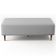 Puff Decorativo Sala de Estar Bali W01 Pés Palito 120x50 cm Linho Cinza - Lyam Decor