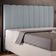 Cabeceira Cama Box Casal Queen 160 cm Dália W01 Suede Cinza - Lyam Decor