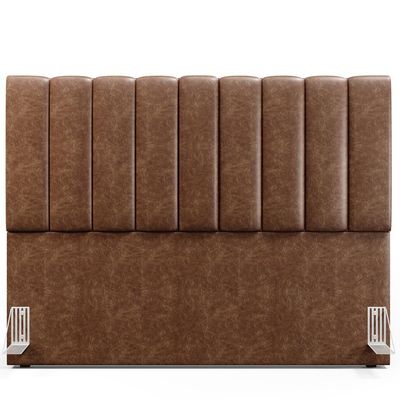 Cabeceira Cama Box Casal Queen 160 cm Dália W01 Couríssimo Marrom - Lyam Decor