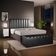 Calçadeira Recamier Baú Para Cama De Casal Dália 140x50 Cm W01 Couríssimo Preto - Lyam Decor