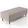 Puff Decorativo Sala de Estar Bali W01 Pés Palito 120x50 cm Linho Bege - Lyam Decor
