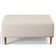 Kit 02 Puffs Decorativos Sala de Estar Cléo W01 Pés Palito 90 cm Linho Cru - Lyam Decor