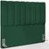 Kit Cabeceira Cama Box Casal 140cm Calçadeira Recamier Baú Dália W01 Suede Verde Musgo - Lyam Decor