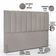 Cabeceira Cama Box Casal King 195 cm Dália W01 Linho Bege - Lyam Decor