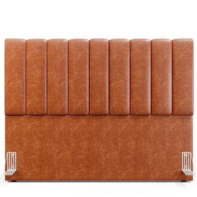 Cabeceira Cama Box Casal King 195 cm Dália W01 Courissimo Camel - Lyam Decor