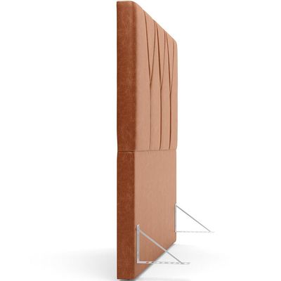 Cabeceira Cama Box Casal Queen 160 cm Aurora W01 Couríssimo Camel - Lyam Decor