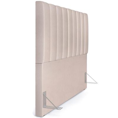 Cabeceira Cama Box Casal King 195 cm Dália W01 Linho Cru - Lyam Decor