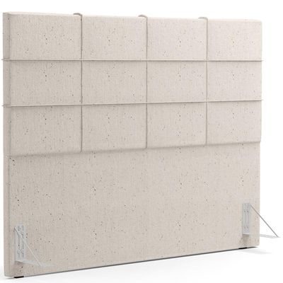 Cabeceira Cama Box Casal 140 cm Roma W01 Linho Cru - Lyam