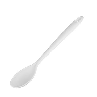 Colher de Silicone Branca Profissional Cabo Longo 45cm