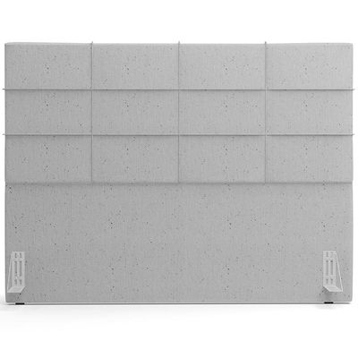 Cabeceira Cama Box Casal King 195 cm Roma W01 Linho Cinza - Lyam