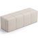 Kit Cabeceira Cama Box Queen 160cm com Calçadeira Roma W01 Linho Cru - Lyam