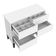 Cômoda Infantil Classic 6 Gavetas Branco/savana Com Pés Amadeirado - Reller Móveis Branco/savana