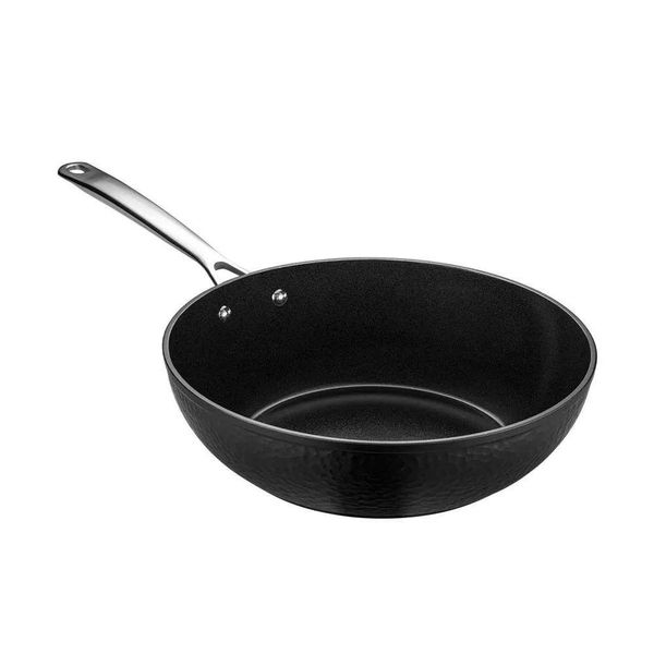 Panela Wok Gourmet 28 Cm 3,6L Em Alumínio Forjado Com Revestimento Antiaderente Indução Oxford