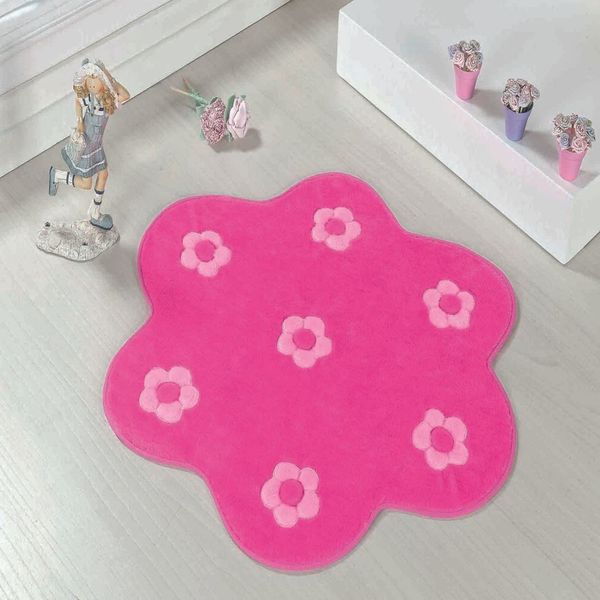 Tapete Big Premium Jardim 1,12m x 1,12m Pink Guga Tapetes
