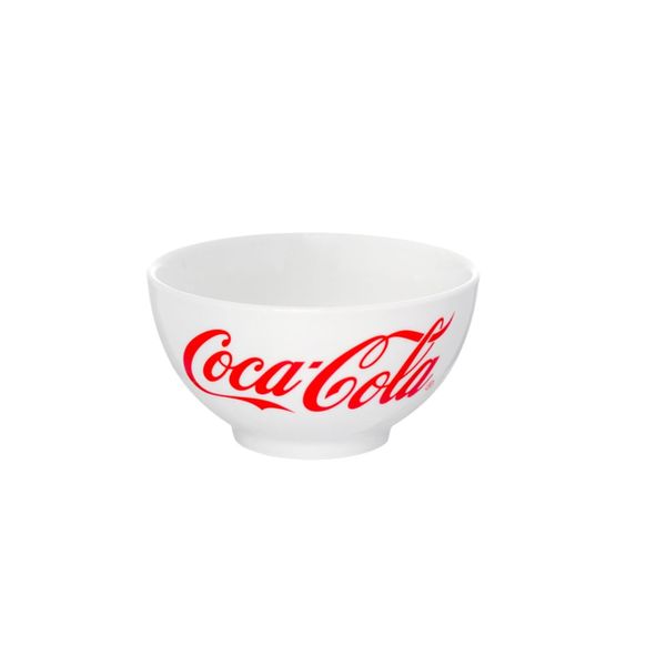 Bowl de Porcelana Redondo Coca-Cola Branco 440 ml