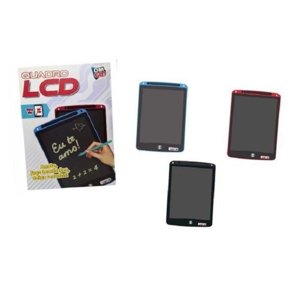 Quadro Digital Tela LCD 21cm Lousa Mágica Recados - Rignel
