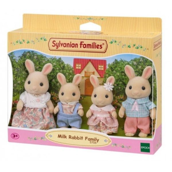 Sylvanian Families Família dos Coelhos de Leite - Epoch 5706 Sylvanian Families Família dos Coelhos de Leite - Epoch 5706