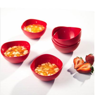 Tigela Bowl Sobremesa Cremeira Pote 300ml Vermelho 1un
