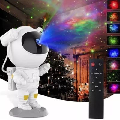 Astronauta Projetor De Luz Galáxia Nebulosa Constelação -AL