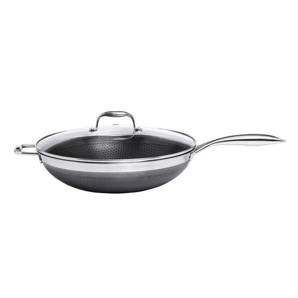 Panela Wok Com Cabo Cookingpro Hive 34 Cm 7,5 L