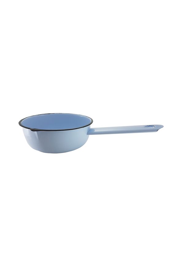 Papeiro Metallouça Esmaltado Azul 14cm