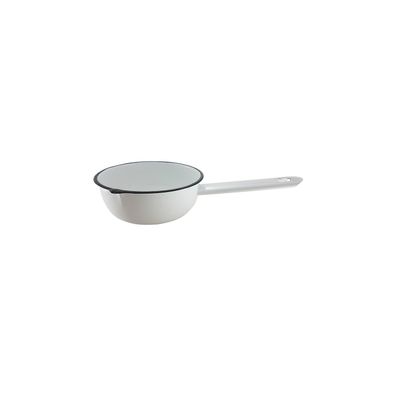 Papeiro Metallouça Esmaltado Branco 14cm