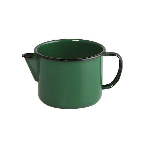 Caneca Com Bico Esmaltada Verde 1 L Ewel