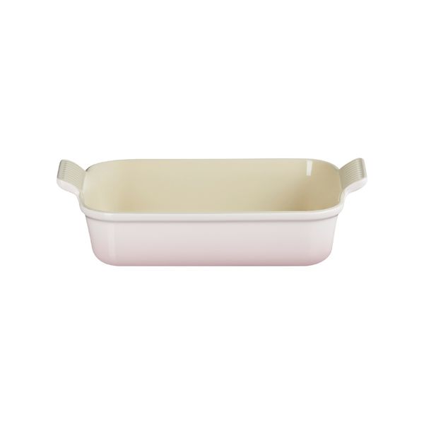 TRAVESSA LE CREUSET RETANGULAR HERITAGE 26CM SHELL PINK 71102267770001