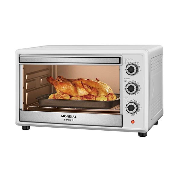 Forno Elétrico 42L Family Ii Mondial Branco-inox- Fr-42-w 127V