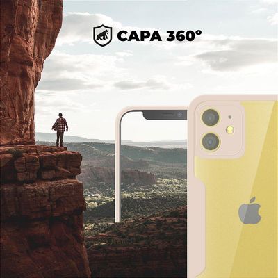 Capa 360 para iPhone 11 - Rosa - Gshield