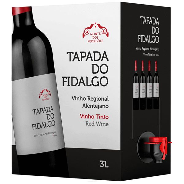 VINHO TAPADA DO FIDALGO BAG IN BOX TINTO  3LT