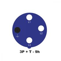 Tomada de Sobrepor Industrial 3P+T 16 A 220-250 Vca 9 H Tramontina
