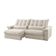 Sofá Classic Linho 02 Módulos 90 Cm B25 Cm Meu Sofá Online A302 Linho Branco