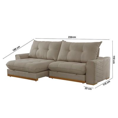 Sofá Argo Veludo 02 Módulos 90 Cm B25cm Meu Sofá Online B002 Veludo Capuccino
