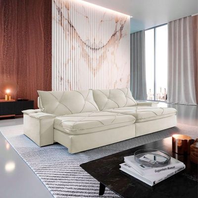 Sofá Apollo Linho 02 Módulos 80 Cm B25cm Meu Sofá Online A302 Linho Branco