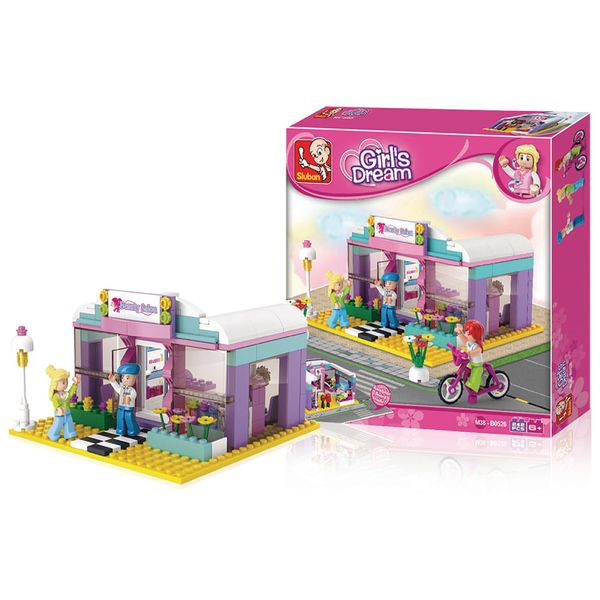 Blocos de Montar Salão de Beleza Girls Dream 243 Peças Indicado para +6 Anos Material Plástico Colorido Multikids - BR842 BR842