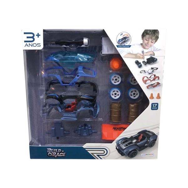 Build N Race Deluxe com Obstáculos - BR1226 BR1226 Build N Race Deluxe com Obstáculos - BR1226 BR1226