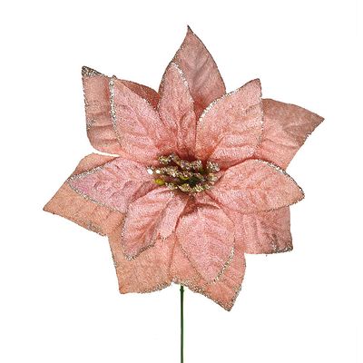 Pick Flor Bico de Papagaio Grillo Veludo Rosé Gold