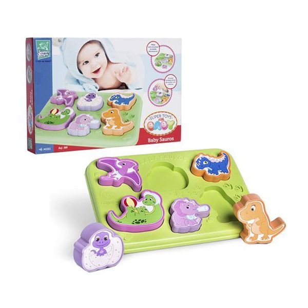 Quebra-Cabeça Super Toys Dinosauros