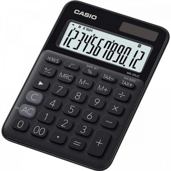 Calculadora De Mesa 12 Digitos Ms20uc Preta Casio