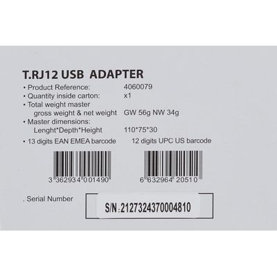 Thrustmaster Adaptador TR J12 USB - PS4, XBOX Series X/S, One, PC