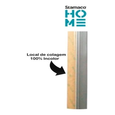 Veda Porta Com Adesivo 3m 80cm Rodo Silicone Incolor Stamaco