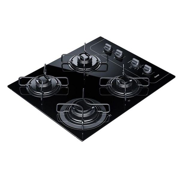 Fogão Cooktop 4 Bocas Consul Cd060ae Preto Bivolt Bivolt