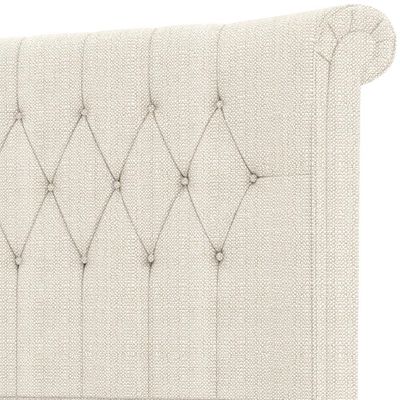 Cabeceira Cama Box Queen 160cm Estofada Meora P05 Linho Creme - Lyam Decor