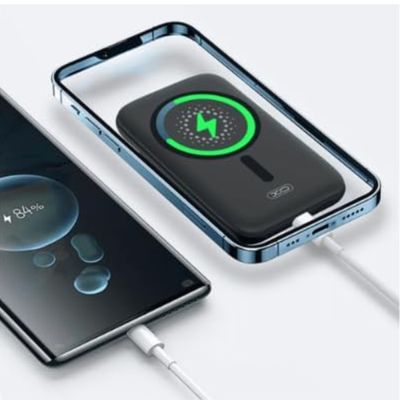 Power Bank Magnético Sem fio 10.000mah 20w Turbo p/ Iphone