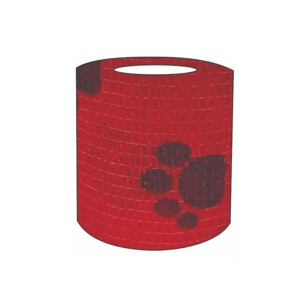 Bandagem Látex Neogen Vermelha com Patas 5 cm x 4,5 m - 1 unidade